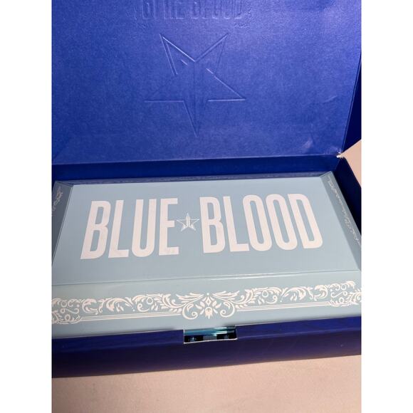 Jeffree Star Blue Blood Eyeshadow Palette 18 Shade Makeup Authentic New Sealed - Picture 5 of 9
